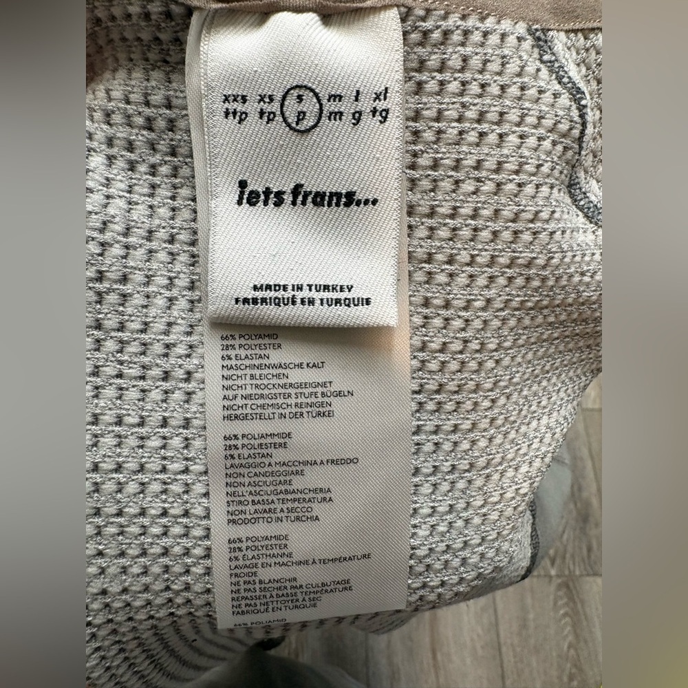 Lets Frans Shelly thermal knit Quarter Zip Women's Top - Picture 9 of 10